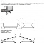 Кровать медицинская функциональная электрическая INTENS 150C 4.25