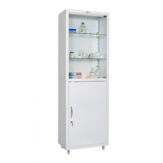 Медицинский металлический шкаф МД 1 1760/SG