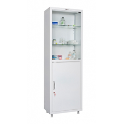 Медицинский металлический шкаф МД 1 1760/SG
