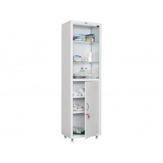 Медицинский металлический шкаф МД 1 1657/SG