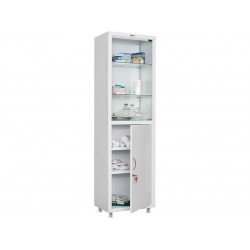 Медицинский металлический шкаф МД 1 1657/SG