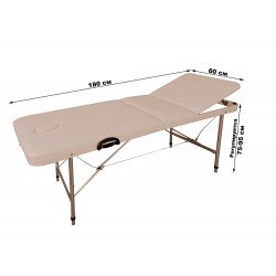 Массажный стол складной трехсекционный КФ-180/75Р люкс