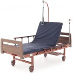 Кровать механическая Е-17В (ЛДСП коричневый)(М)
