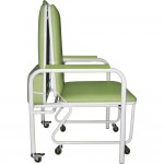 Кресло-кровать медицинское  трехсекционное складное на колесах 182-02