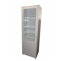 Шкаф металлический ОР-ШМ 1-2А1 со стеклом для кабинета врача