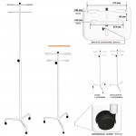 Штатив для инфузионных вливаний М194-04К 