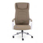 Кресло руководителя EPIK А-112-G L113 (кэмел) хром, натуральная кожа