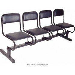 Секция стульев для залов ожидания 4-х местная М112 