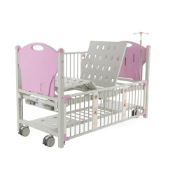 Кровать медицинская детская многофункциональная ММ-К4-4.1.2 механическая на колесах