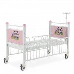 Кроватка детская больничная ММ-К3-3.1 на колесах