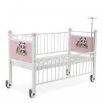 Кроватка детская больничная ММ-К3-3.1 на колесах