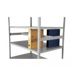 Стеллаж металлический ПР-ST 200KD/100X30/4 c четырьмя полками