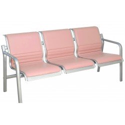 Секция стульев для ж\д вокзала YH-5 c мягкими сидениями