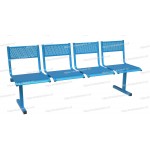Секция стульев четырехместная СС-440.02 сварная с перфорированными сидениями