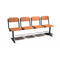 Секция стульев для посетителей С440.02М с мягкими сиденьями