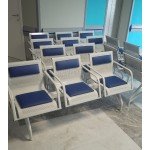 Секция стульев перфорированная Стайл-М мягкие накладки, подлокотники