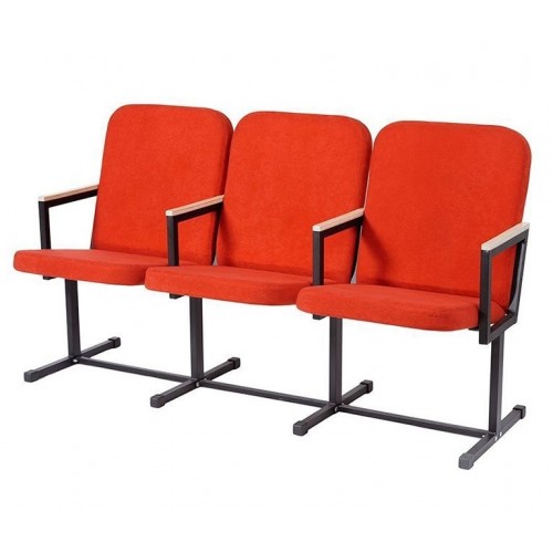 Кресло секционное для актовых и конференц залов YH-21-03 с подлокотниками