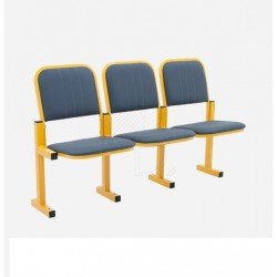 Секция стульев для конференц зала YH 12-03 c креплением к полу