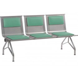 Секция стульев для вокзалов YH-86-4 с мягкими накладками