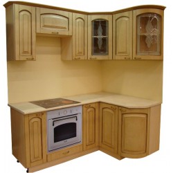 Готовая кухня Патина Беленый Дуб-6