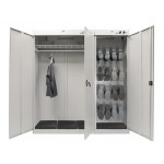 Шкаф для сушки одежды и обуви ПР-ШС-8 двухсекционный