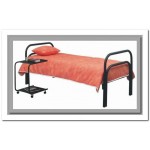 Кровать для медицинских учреждений СС-191.03 односекционная с прямоугольными спинками