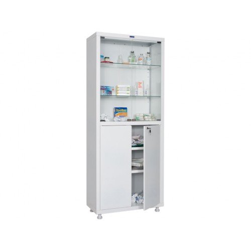 Шкаф медицинский МД 2 1780/SG металлический со стеклом