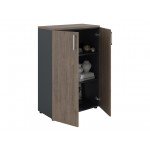 Шкаф офисный  NW 1280 двухдверный закрытый