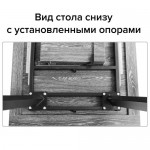 Стол кухонный V-C021 раскладной на металлокаркасе