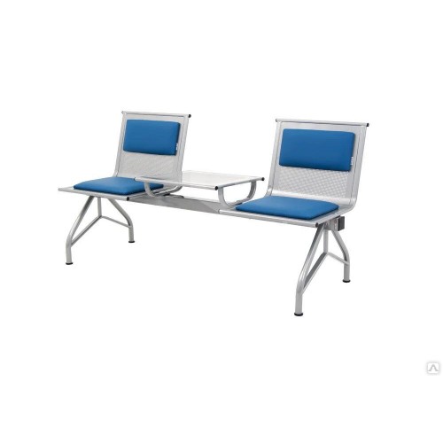 Секция стульев YH 89/4 c мягкими накладками и столиком