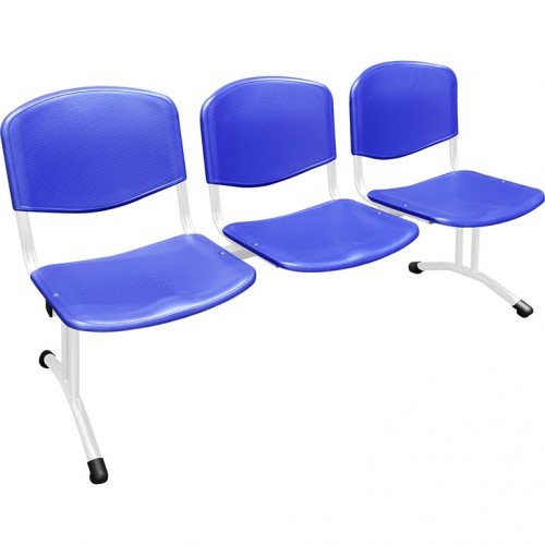 Секция стульев М120-03 трехместная пластиковая