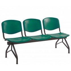 Секция стульев YH  85/3 пластиковая для спортивных объектов