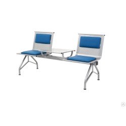 Секция стульев YH 89/4 c мягкими накладками и столиком