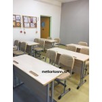 Стул ученический Ф-СУ-68П растущий с литым пластиковым сидением